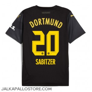 Borussia Dortmund Marcel Sabitzer #20 Vieraspaita 2024-25 Lyhythihainen